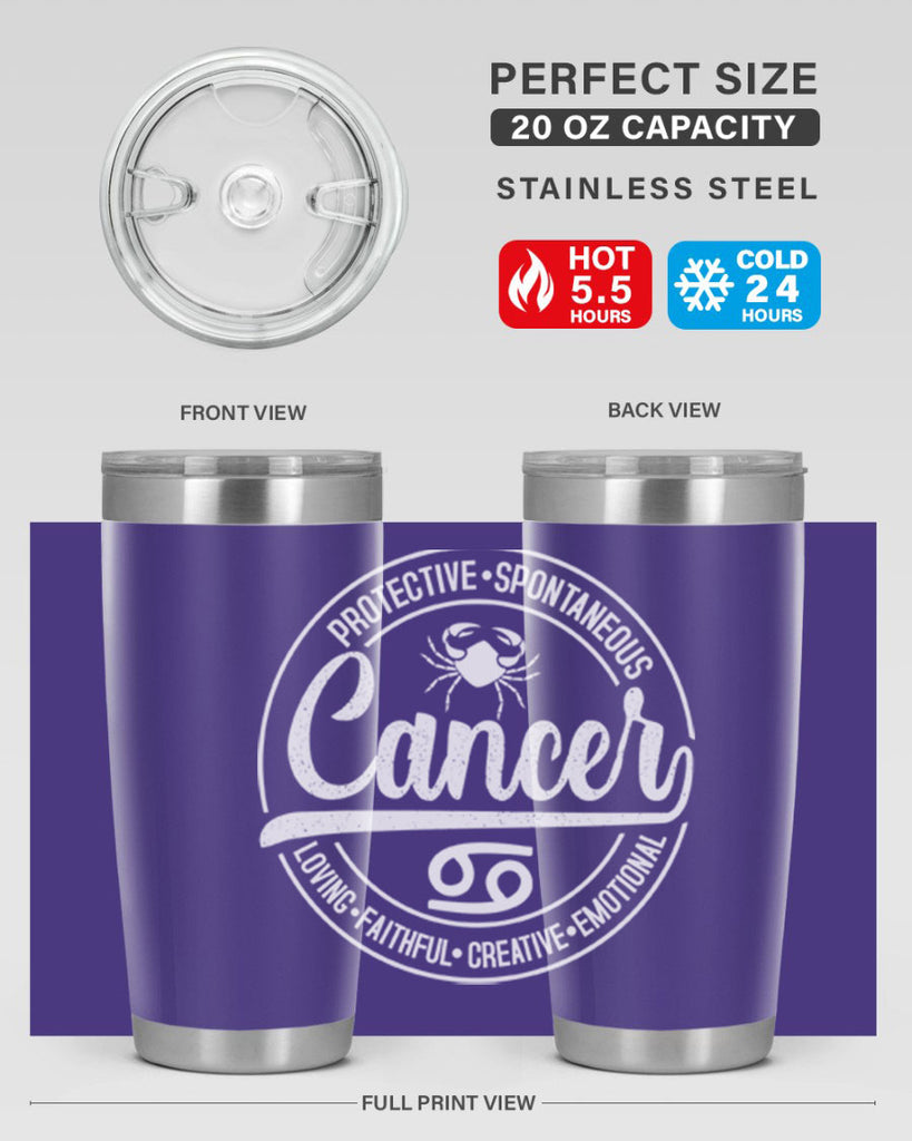 Cancer 154#- zodiac- Tumbler
