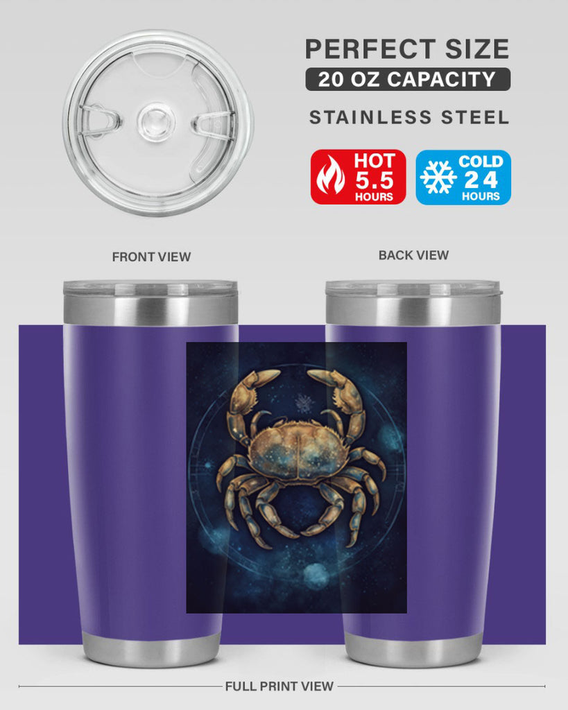 Cancer 57#- zodiac- Tumbler