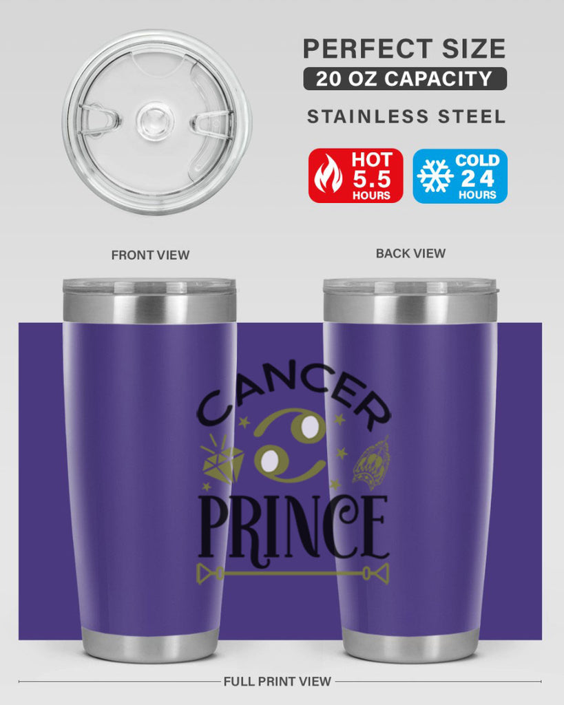 Cancer prince 159#- zodiac- Tumbler