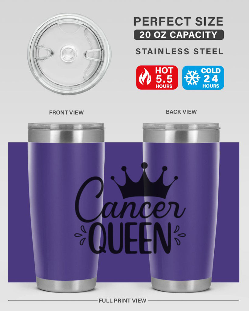 Cancer queen 161#- zodiac- Tumbler