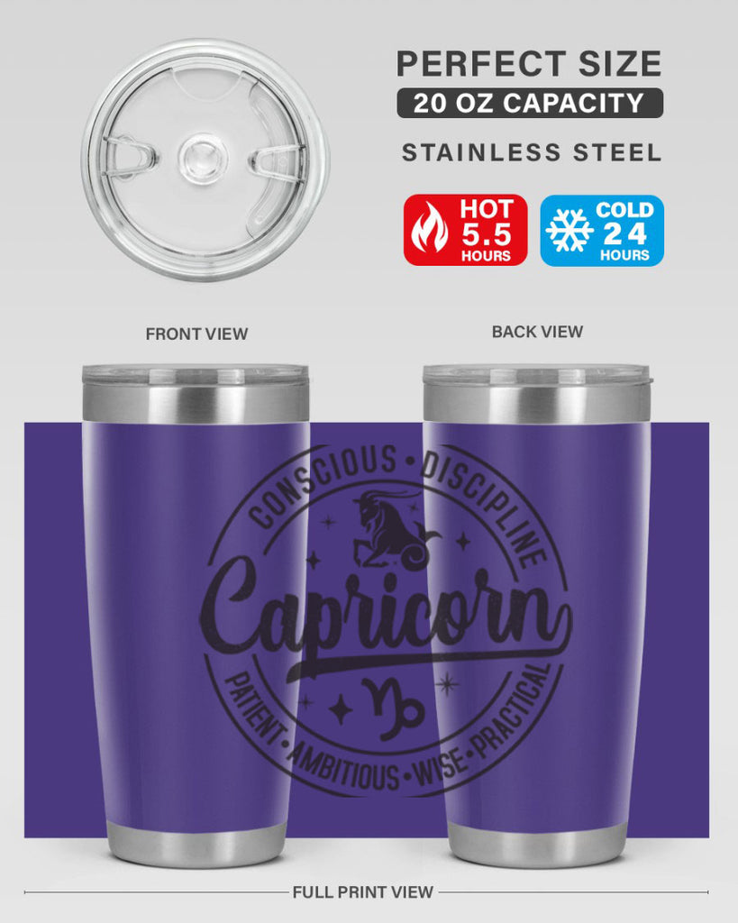 Capricorn 190#- zodiac- Tumbler