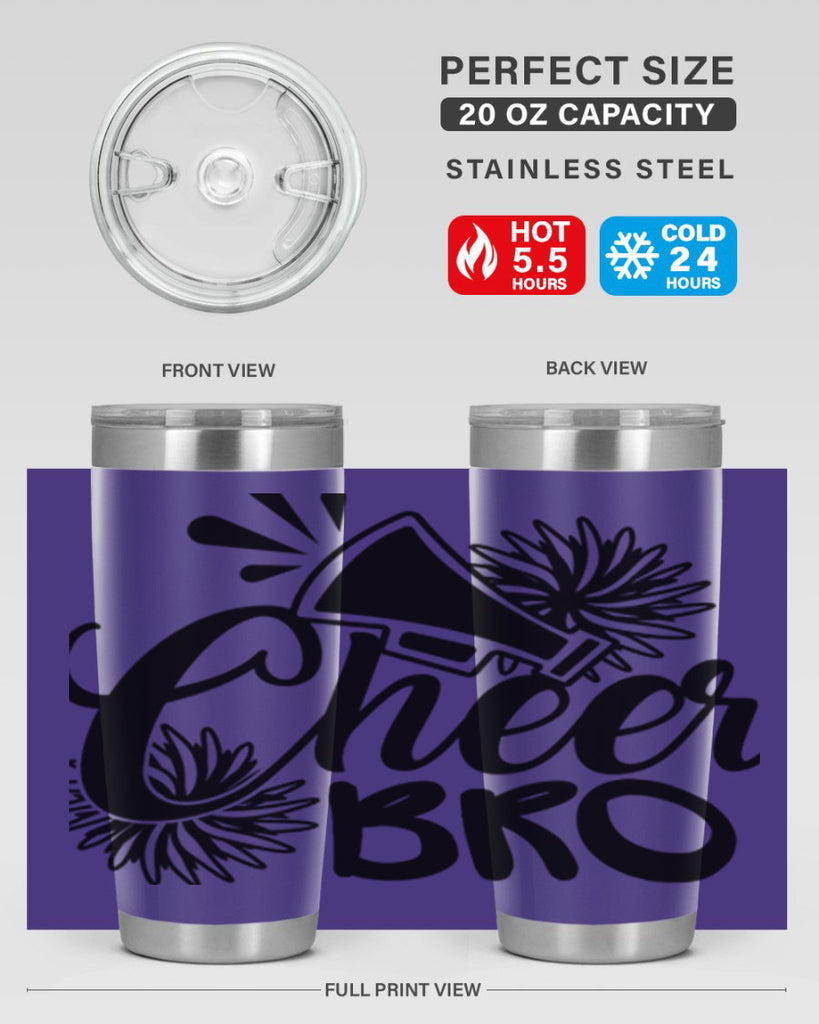 Cheer bro 1393#- cheer- Tumbler