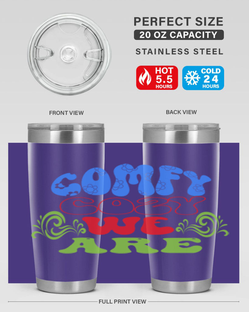 Comfy cozy we are 58#- winter- Tumbler