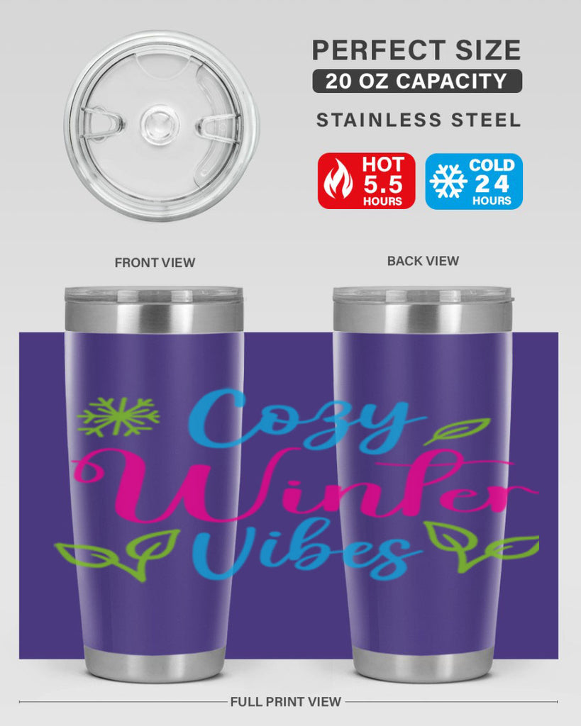 Cozy Winter Vibes 73#- winter- Tumbler