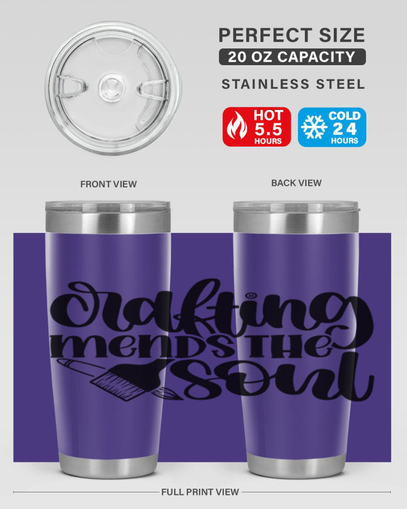 Crafting Mends The Soul 32#- crafting- Tumbler