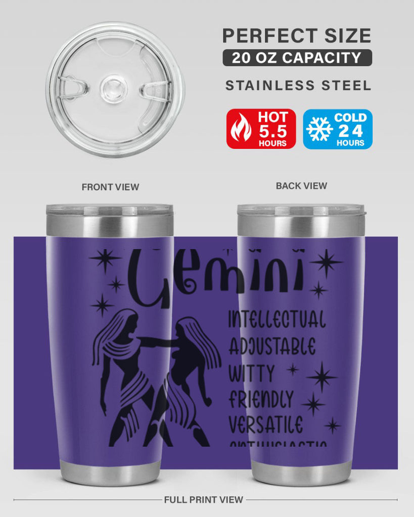 Gemini 217#- zodiac- Tumbler