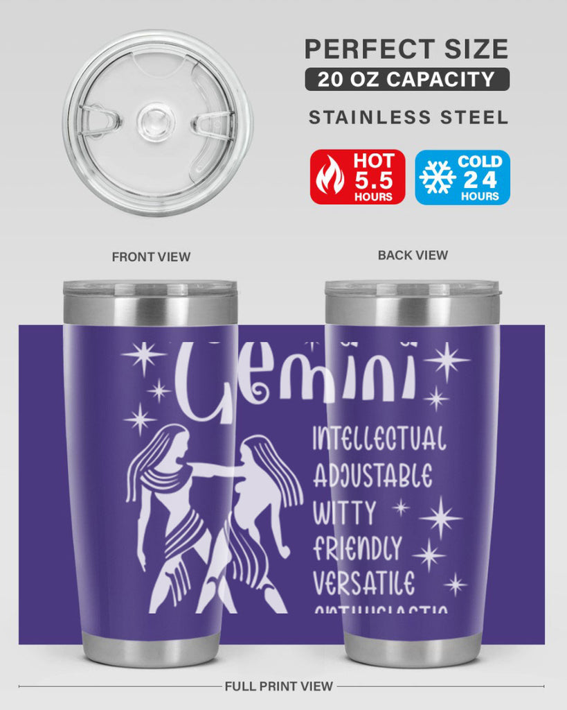Gemini 221#- zodiac- Tumbler