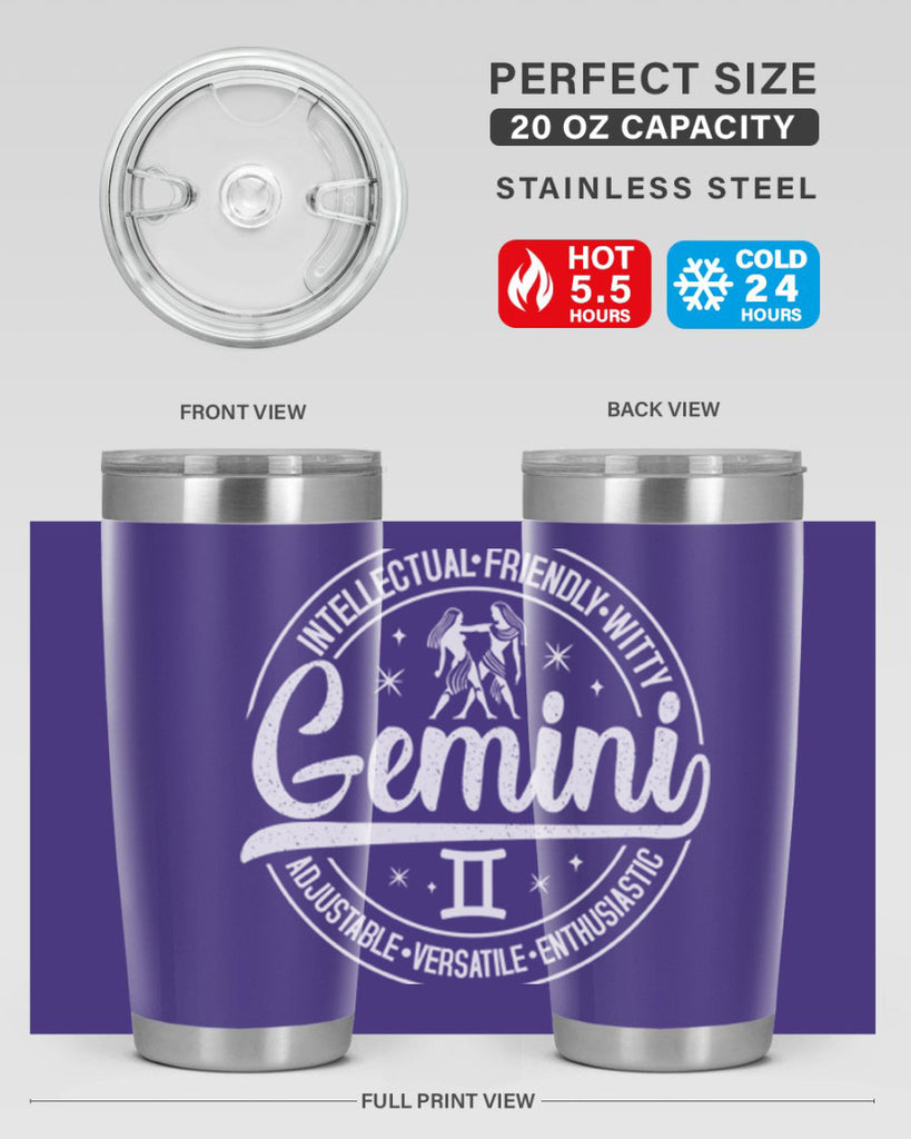 Gemini 226#- zodiac- Tumbler