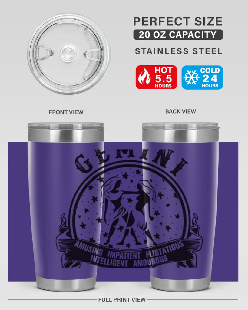Gemini 9#- zodiac- Tumbler