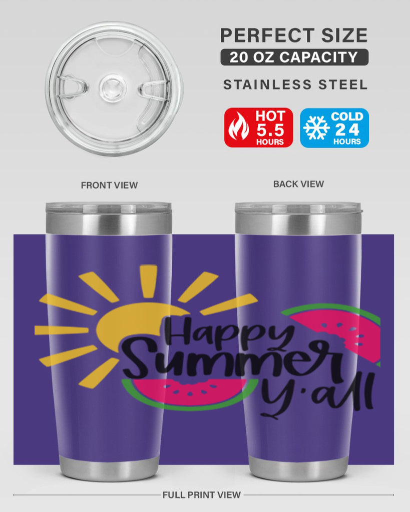 Happy Summer Yall Style 41#- summer- Tumbler