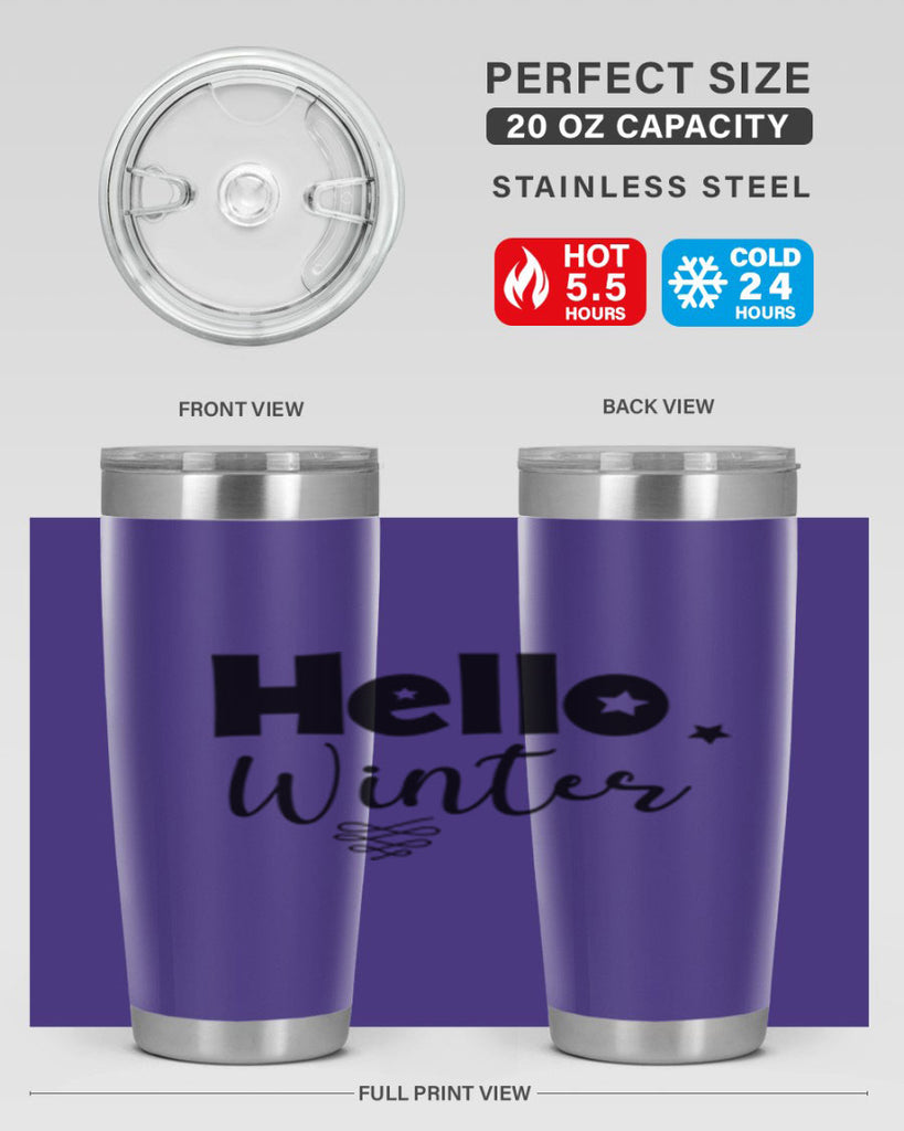 Hello Winter 170#- winter- Tumbler