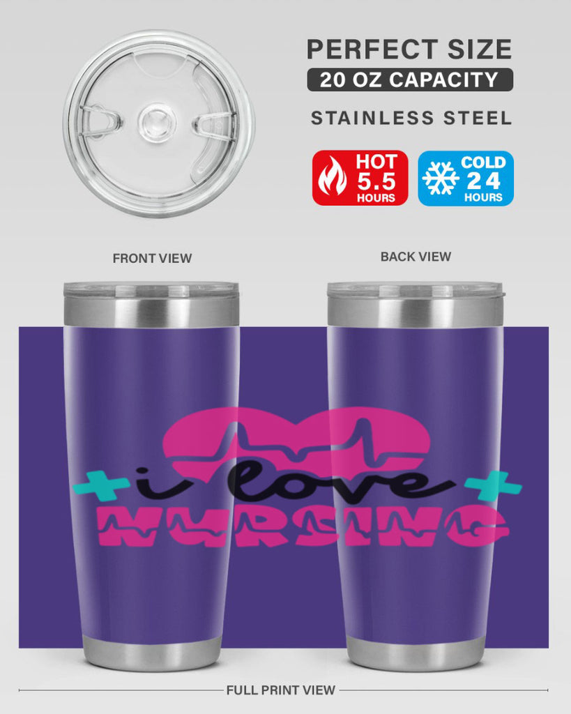 I Love Nursing Style Style 170#- nurse- tumbler