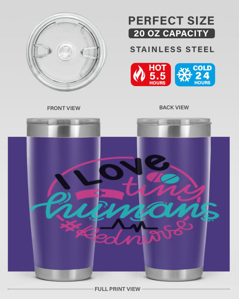 I Love Tiny Humans Red Nurse Style Style 167#- nurse- tumbler