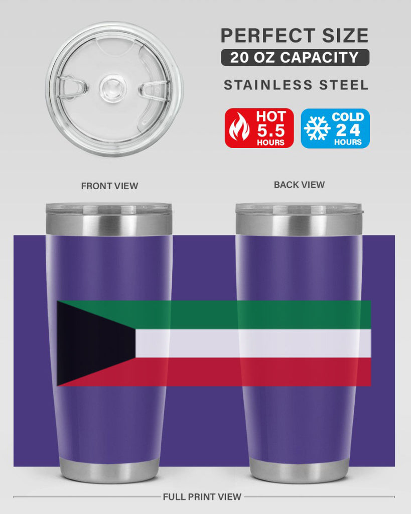 Kuwait 107#- world flags- Tumbler