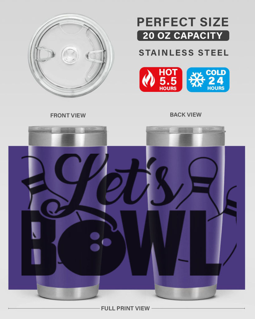 Lets bowl 929#- bowlig- Tumbler