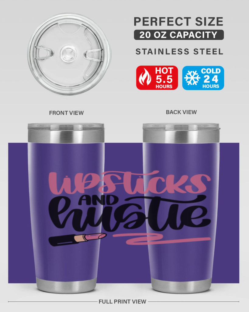 Lipstick And Hustie Style 59#- make up- Tumbler