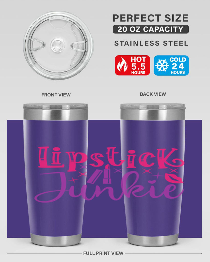 Lipstick Junkie Style 228#- make up- Tumbler