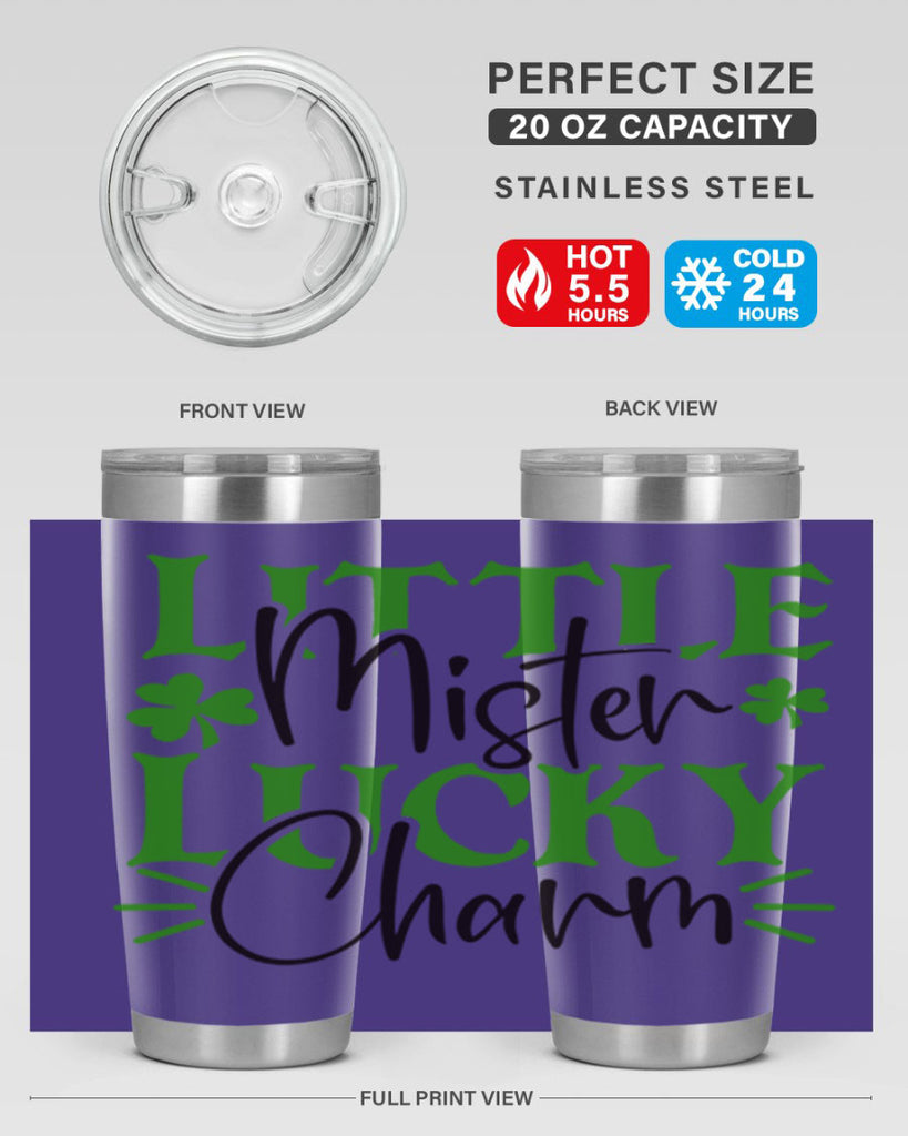 Little Mister Lucky Charm Style 153#- St Patricks Day- Tumbler