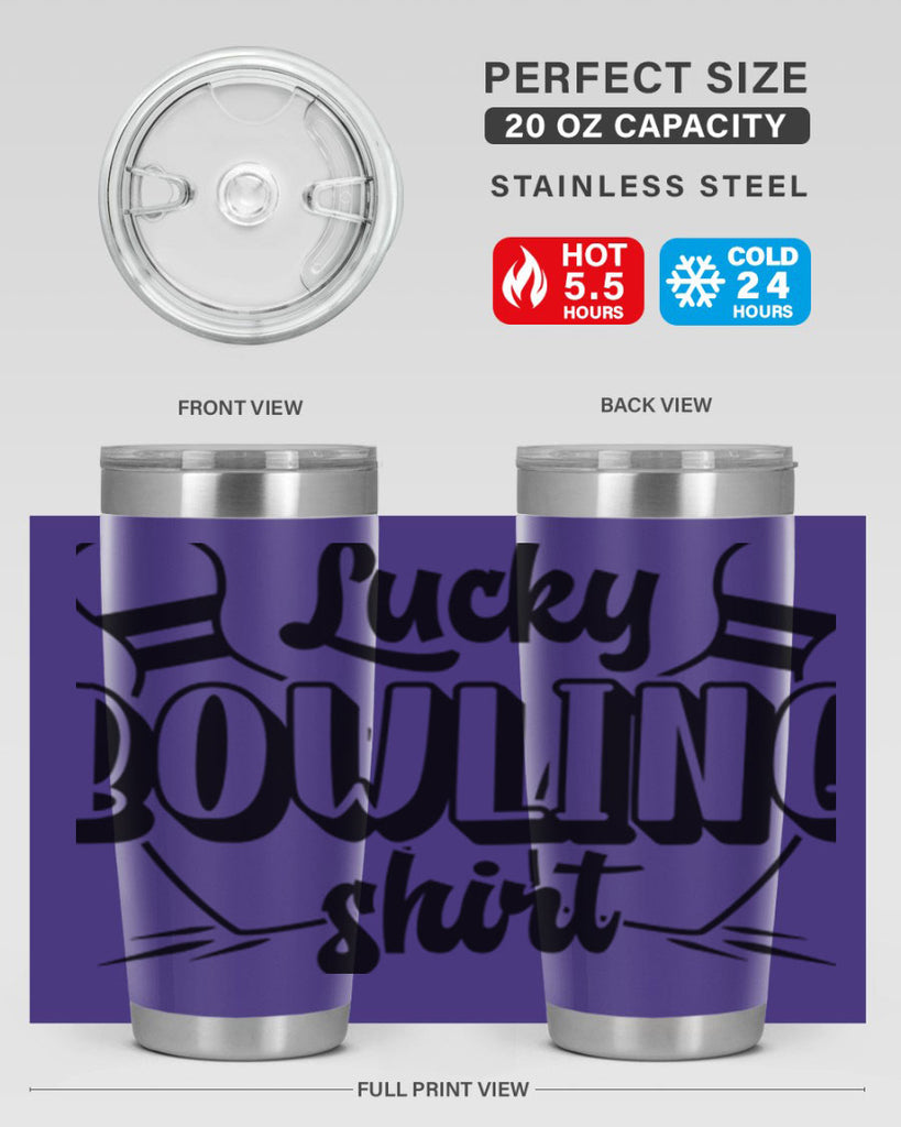 Lucky bowling shirt 690#- bowlig- Tumbler