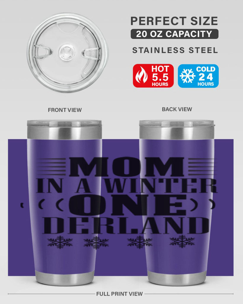 MOM IN A WINTER ONE DERLAND 322#- winter- Tumbler