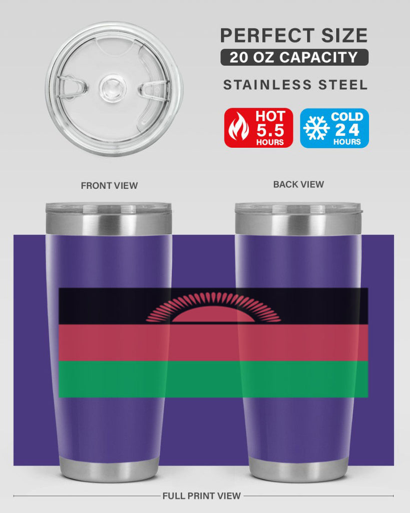 Malawi 95#- world flags- Tumbler