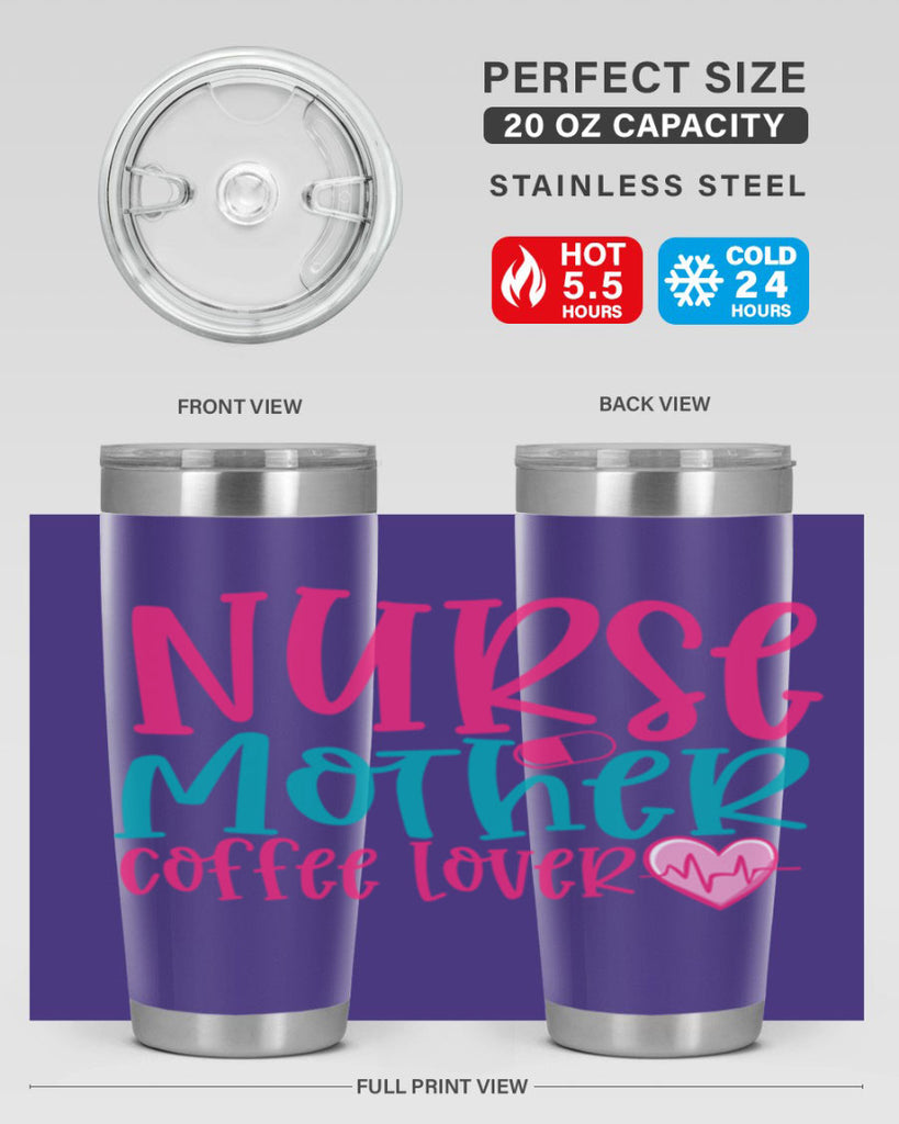 Nurse Mother Coffee Lover Style Style 99#- nurse- tumbler