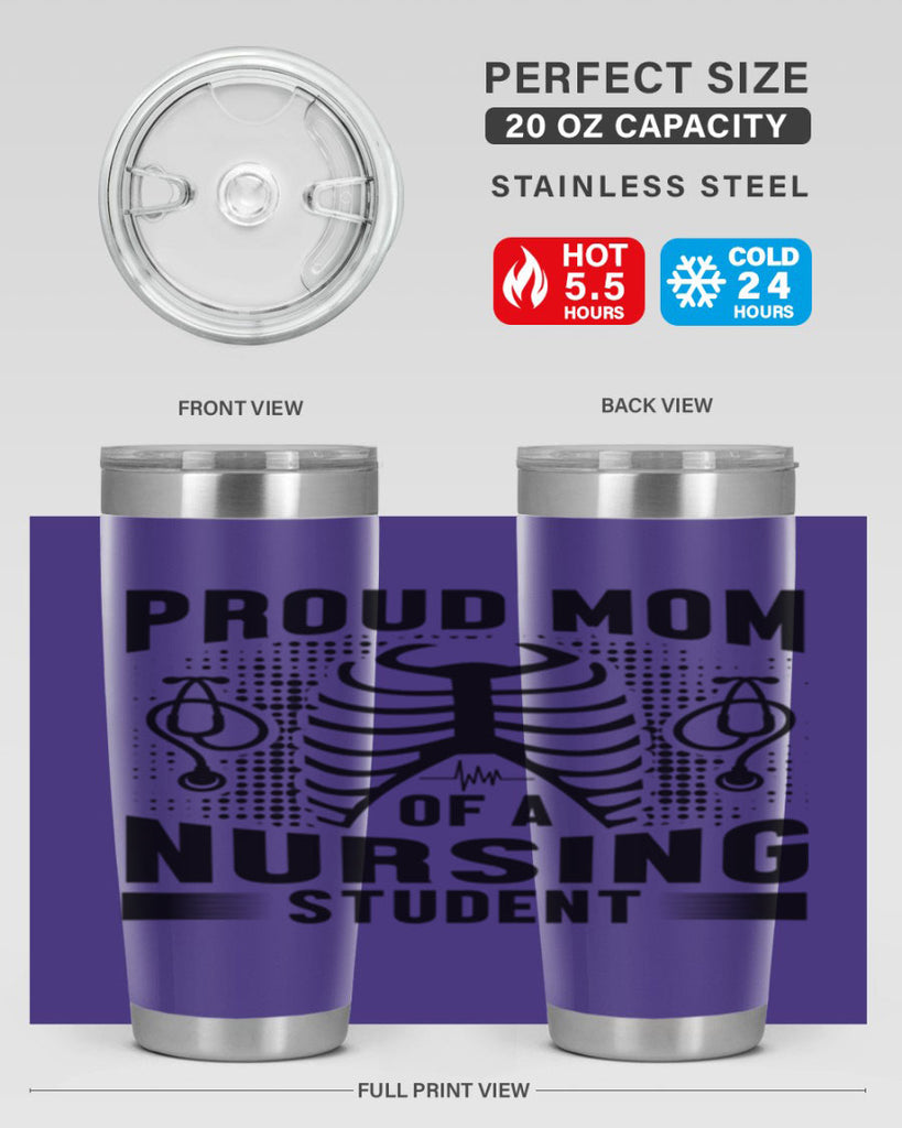Proud mom Style 255#- nurse- tumbler