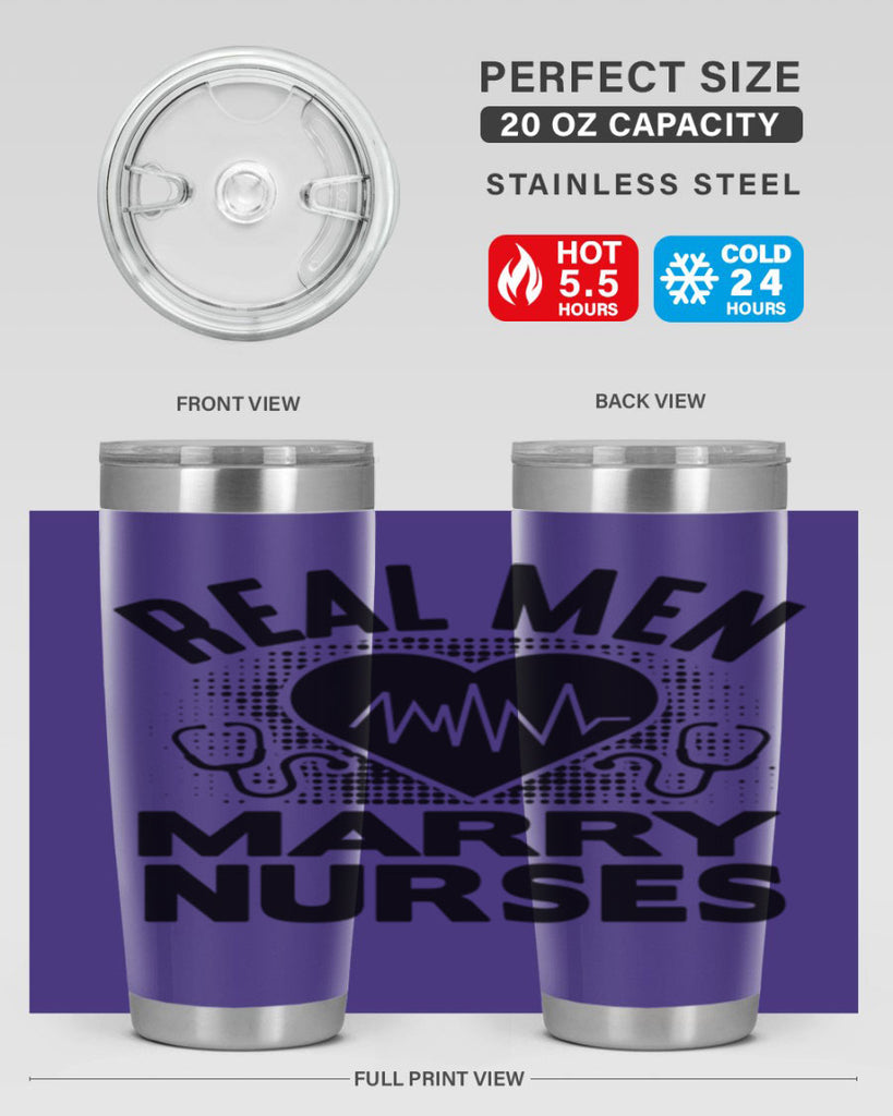 Real men Style 253#- nurse- tumbler