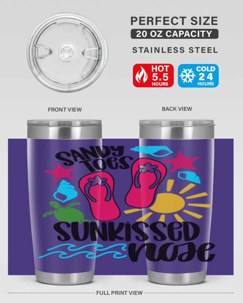 Sandy Toes Sunkissed Nose Style 27#- summer- Tumbler