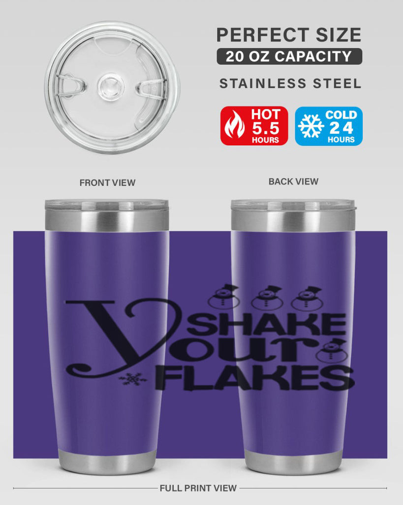 Shake Your Flakes 357#- winter- Tumbler