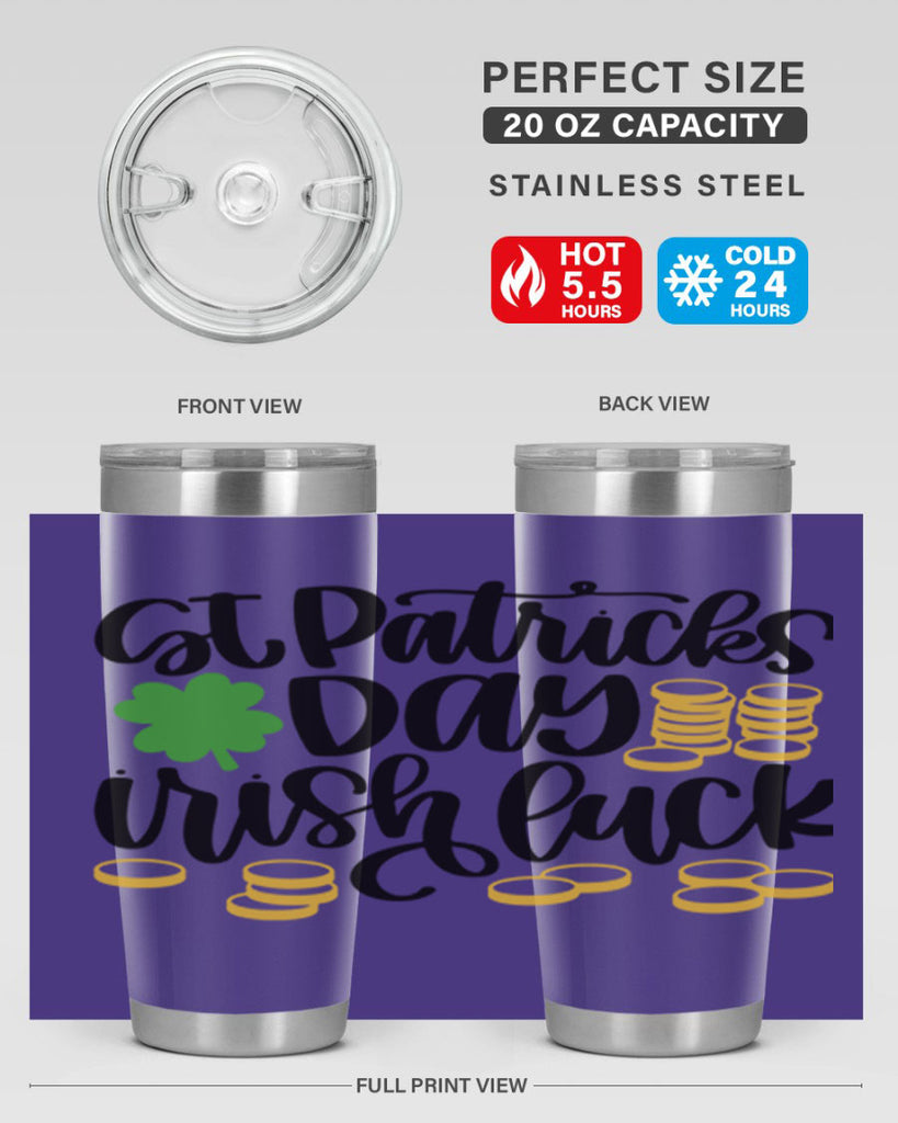 St Patricks Day Irish Luck Style 28#- St Patricks Day- Tumbler