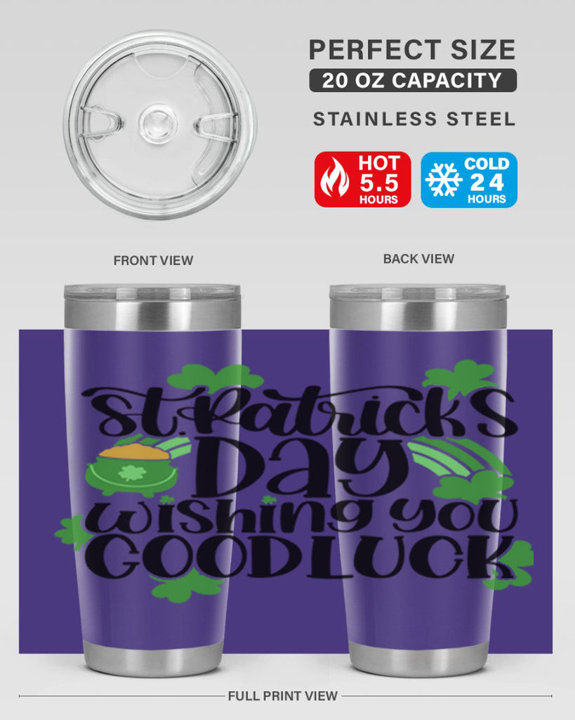 St Patricks Day Wishing You Good Luck Style 27#- St Patricks Day- Tumbler