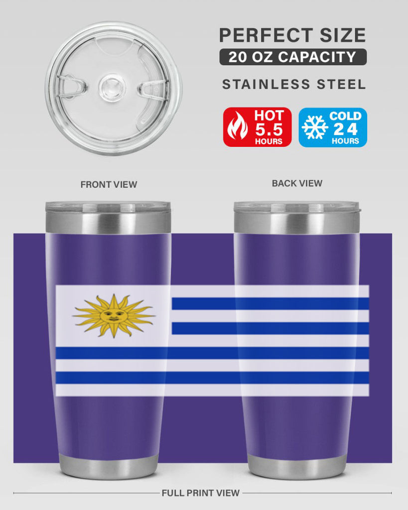 Uruguay 9#- world flags- Tumbler