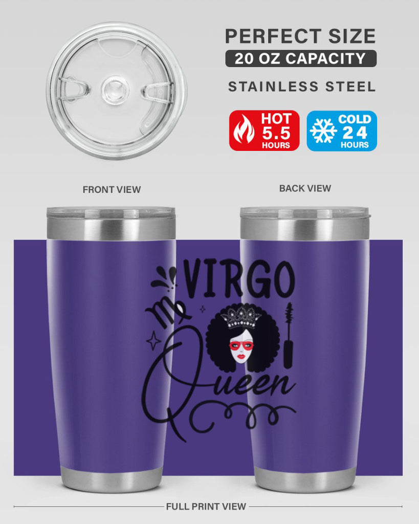 Virgo queen 541#- zodiac- Tumbler