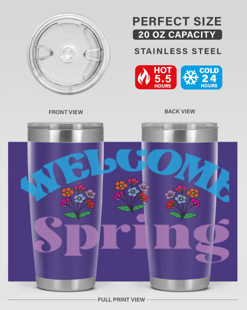 Welcome Spring  600#- spring- Tumbler