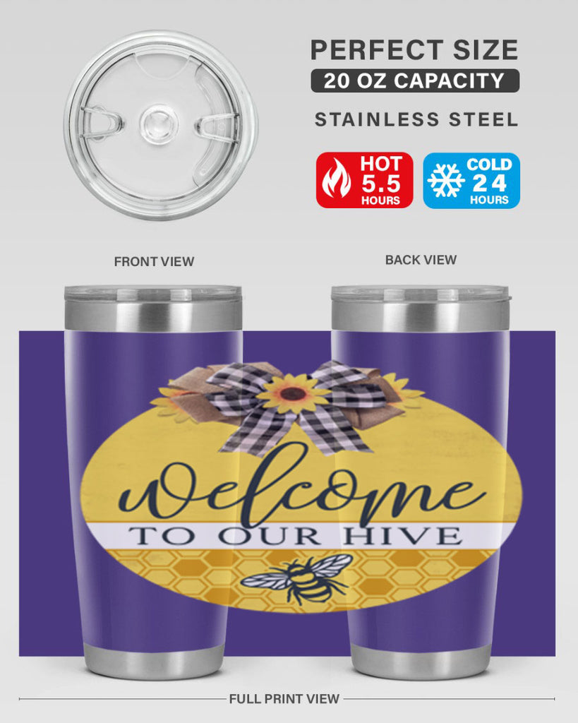 Welcome to our Hive complete yellow Mockup589#- spring- Tumbler