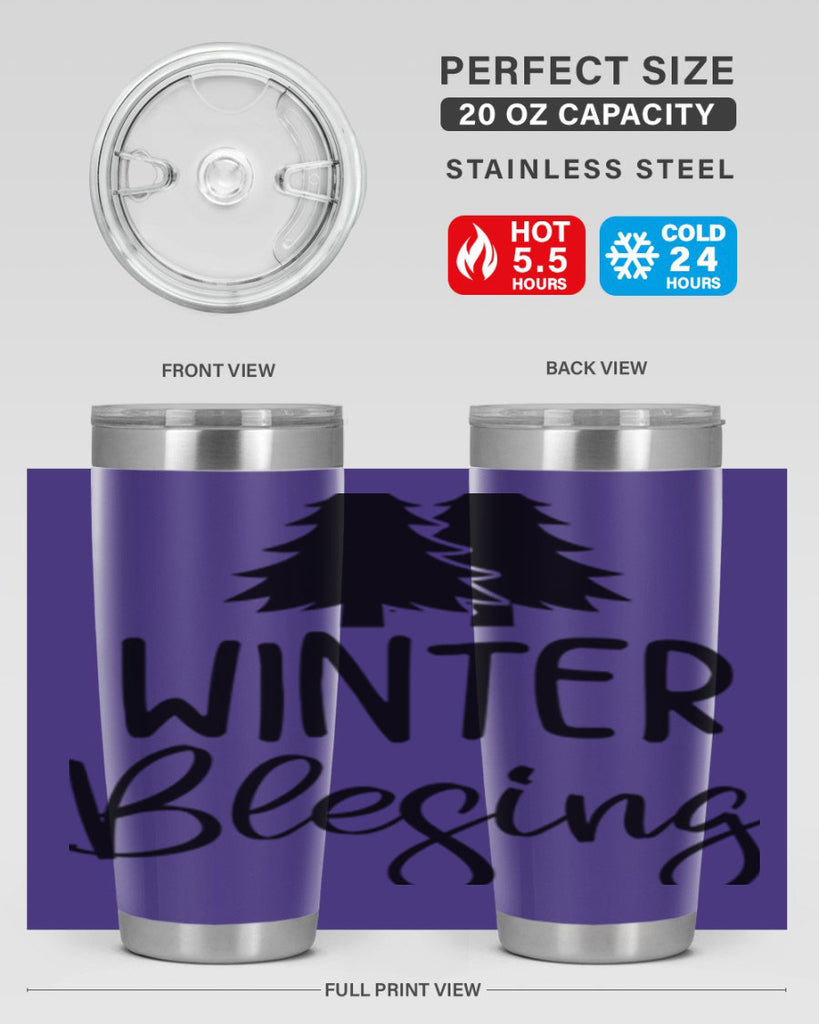 Winter Blesing483#- winter- Tumbler