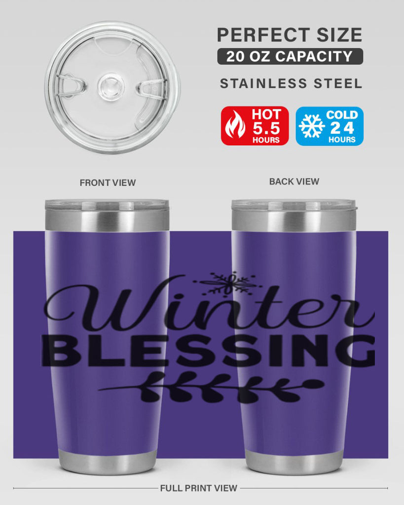 Winter Blessing488#- winter- Tumbler