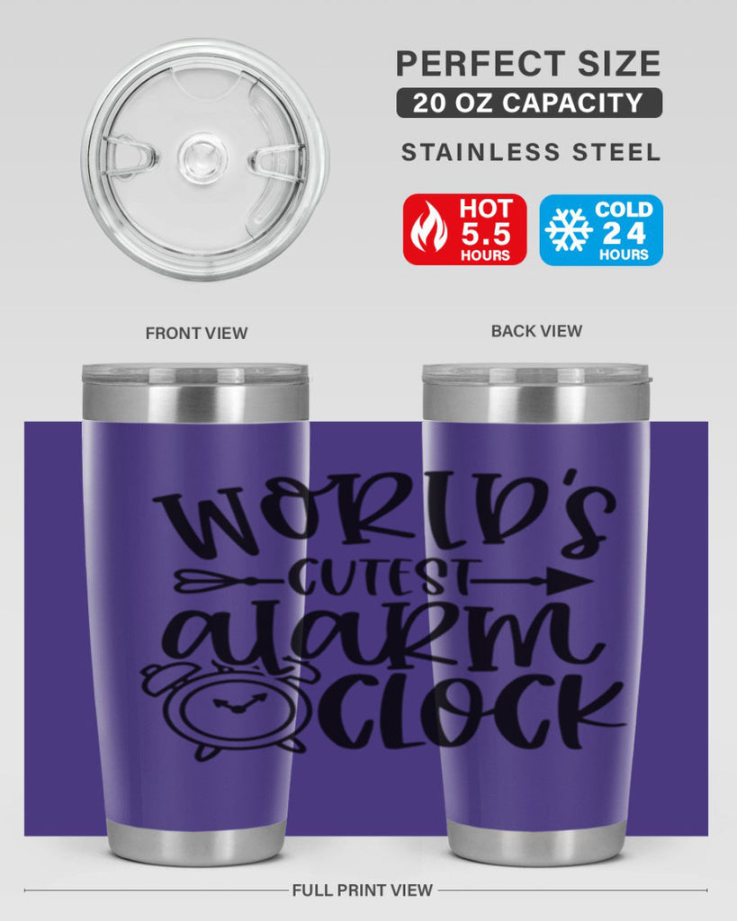 Worlds Cutest Alarm Clock Style 14#- baby- tumbler