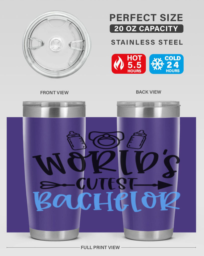 Worlds Cutest Bachelor Style 13#- baby- tumbler