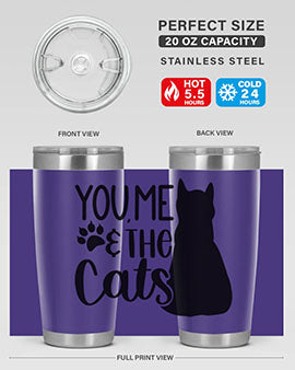 You Me The Cat Style 110#- cat- Tumbler