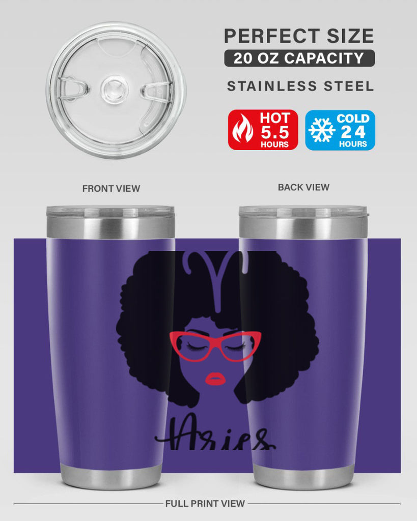 aries 122#- zodiac- Tumbler