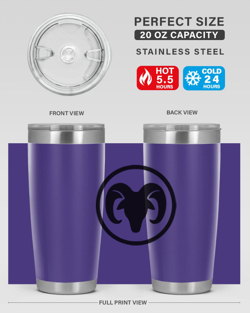 aries 131#- zodiac- Tumbler