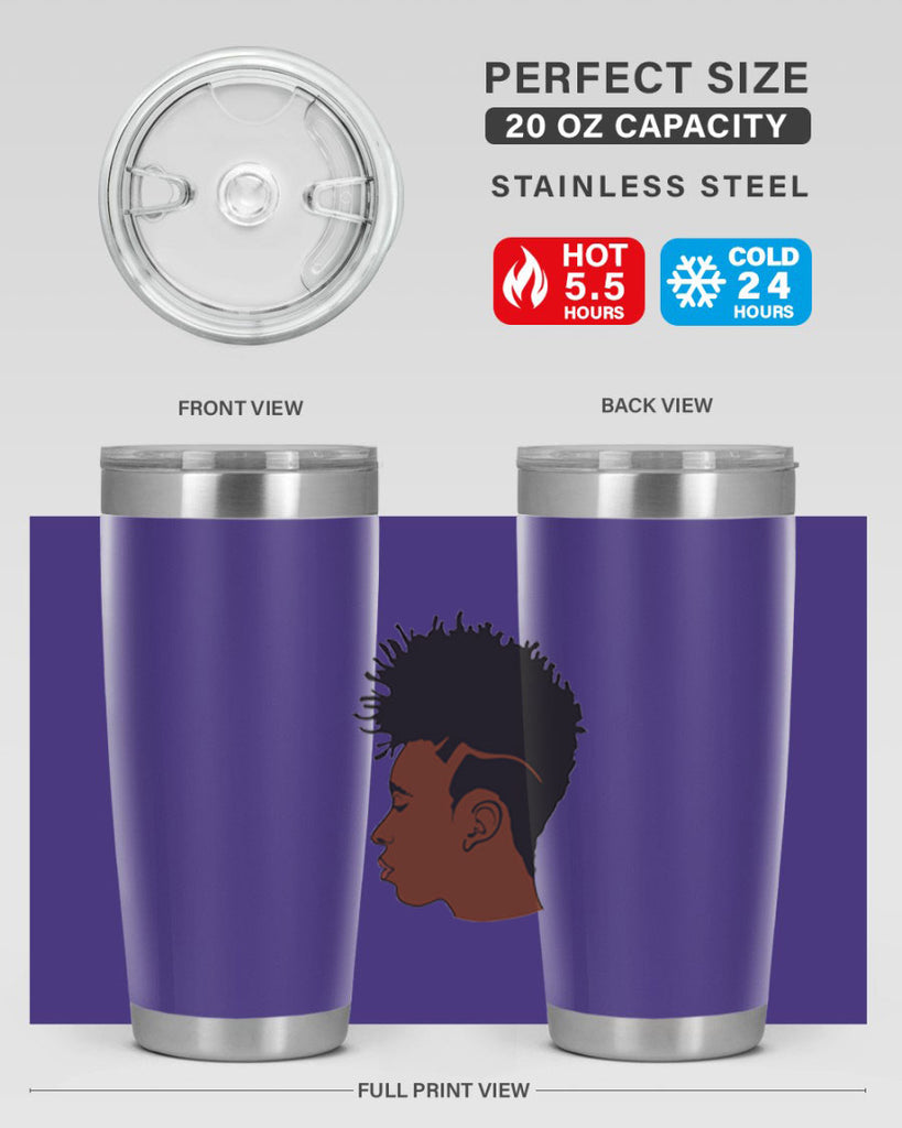 black man 36#- black men - boys- tumbler
