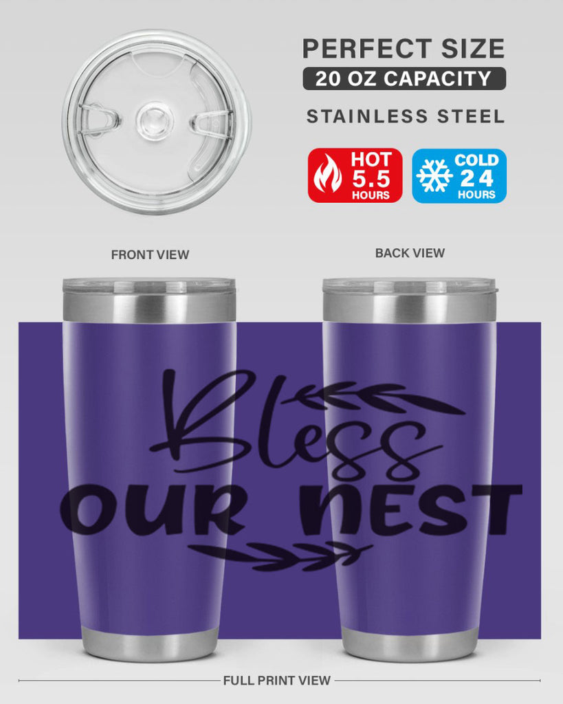 bless our nest 85#- home- Tumbler