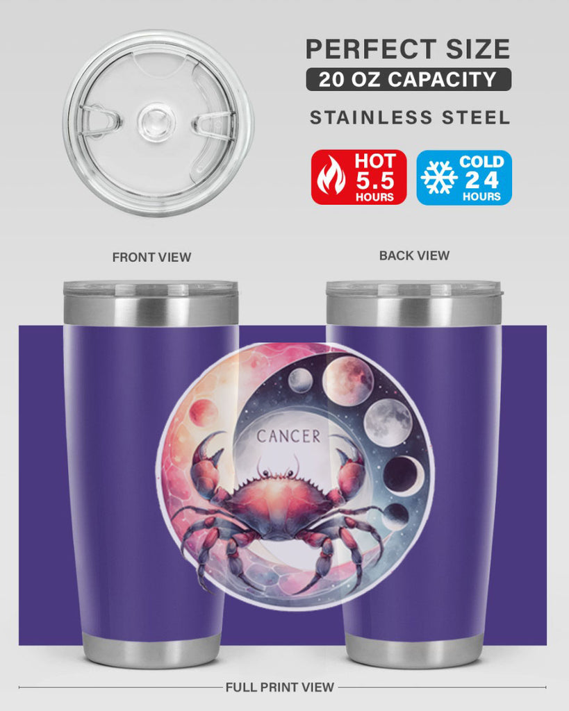 cancer 166#- zodiac- Tumbler
