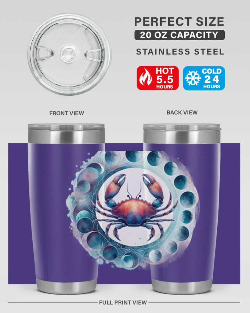 cancer 179#- zodiac- Tumbler