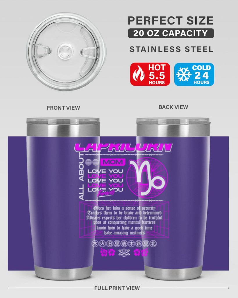 capricorn 208#- zodiac- Tumbler