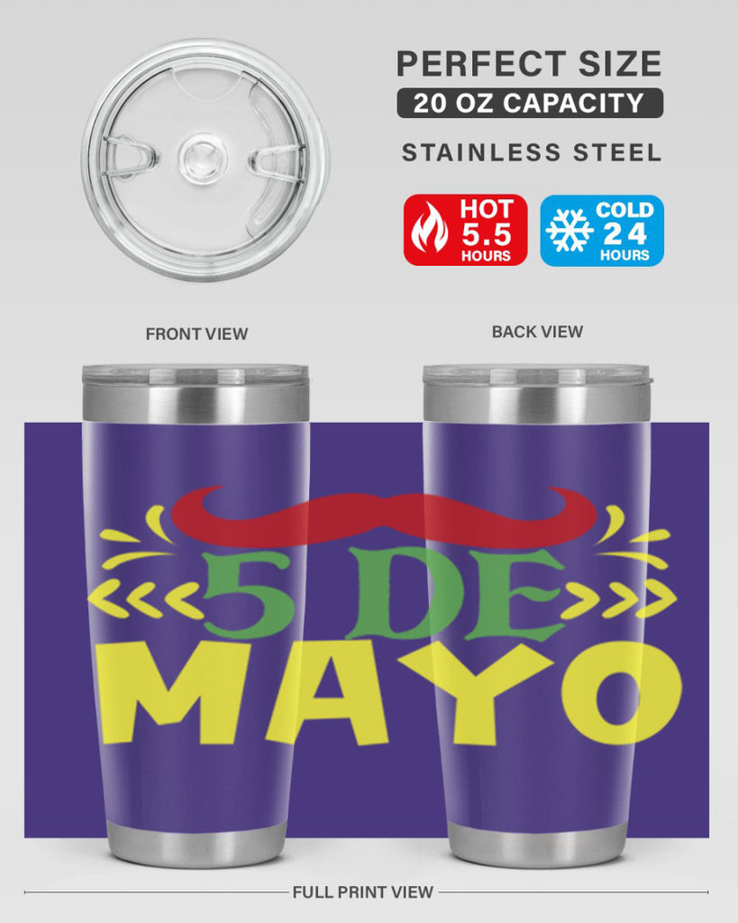 de mayo 5#- cinco de mayo- Tumbler
