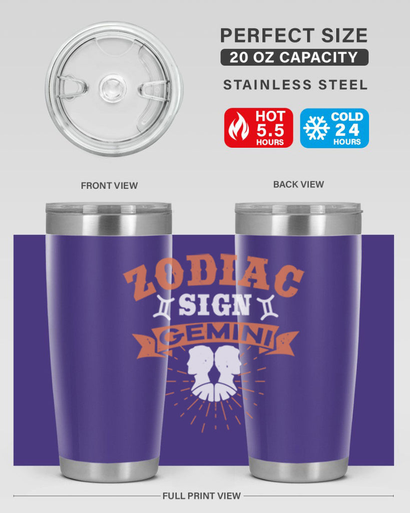 gemini 246#- zodiac- Tumbler